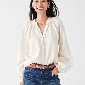 Faherty Naomi top size L white